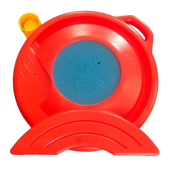 VTG Mattel 1989/92 See ‘N Say Color Pals TedPull Down Handle Red Carrying Handle - Picture 3 of 5